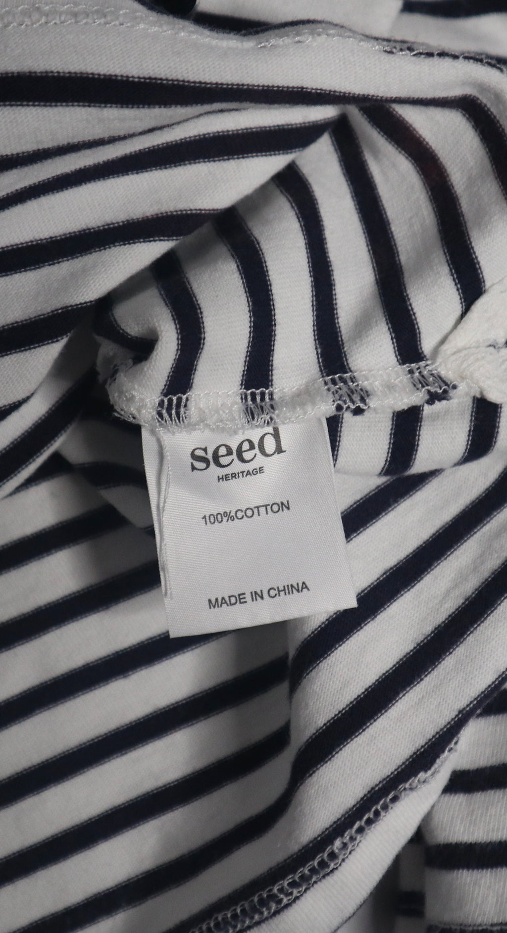 Seed Sequin Heart and Stripe Top