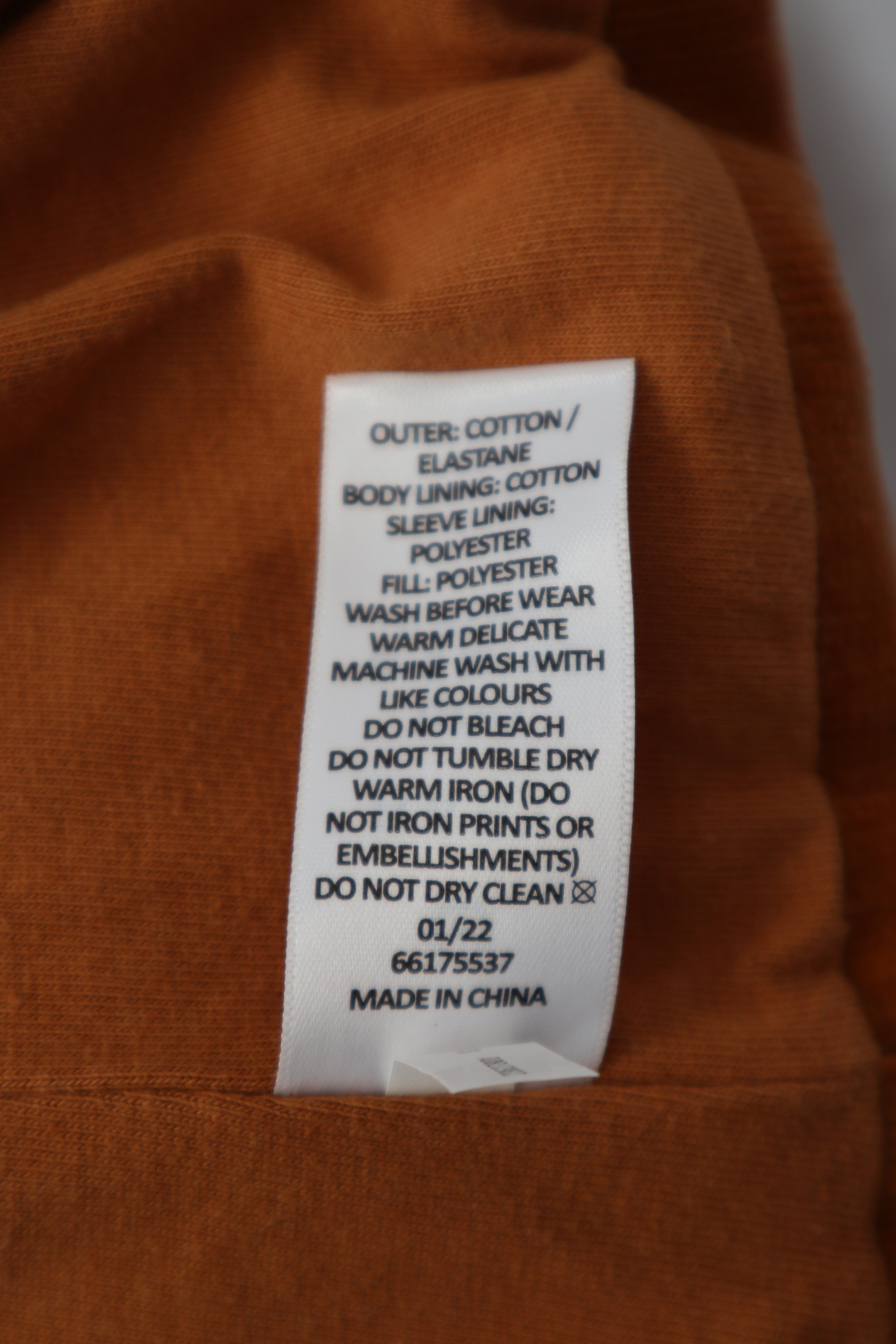 Target Puffy Cord Jacket