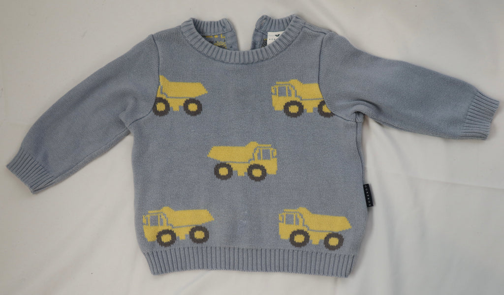 Korango Dump Truck Sweater