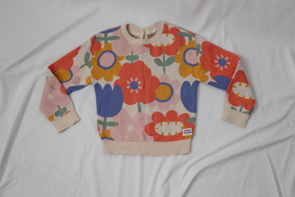 Jack and Milly Flower Sweater