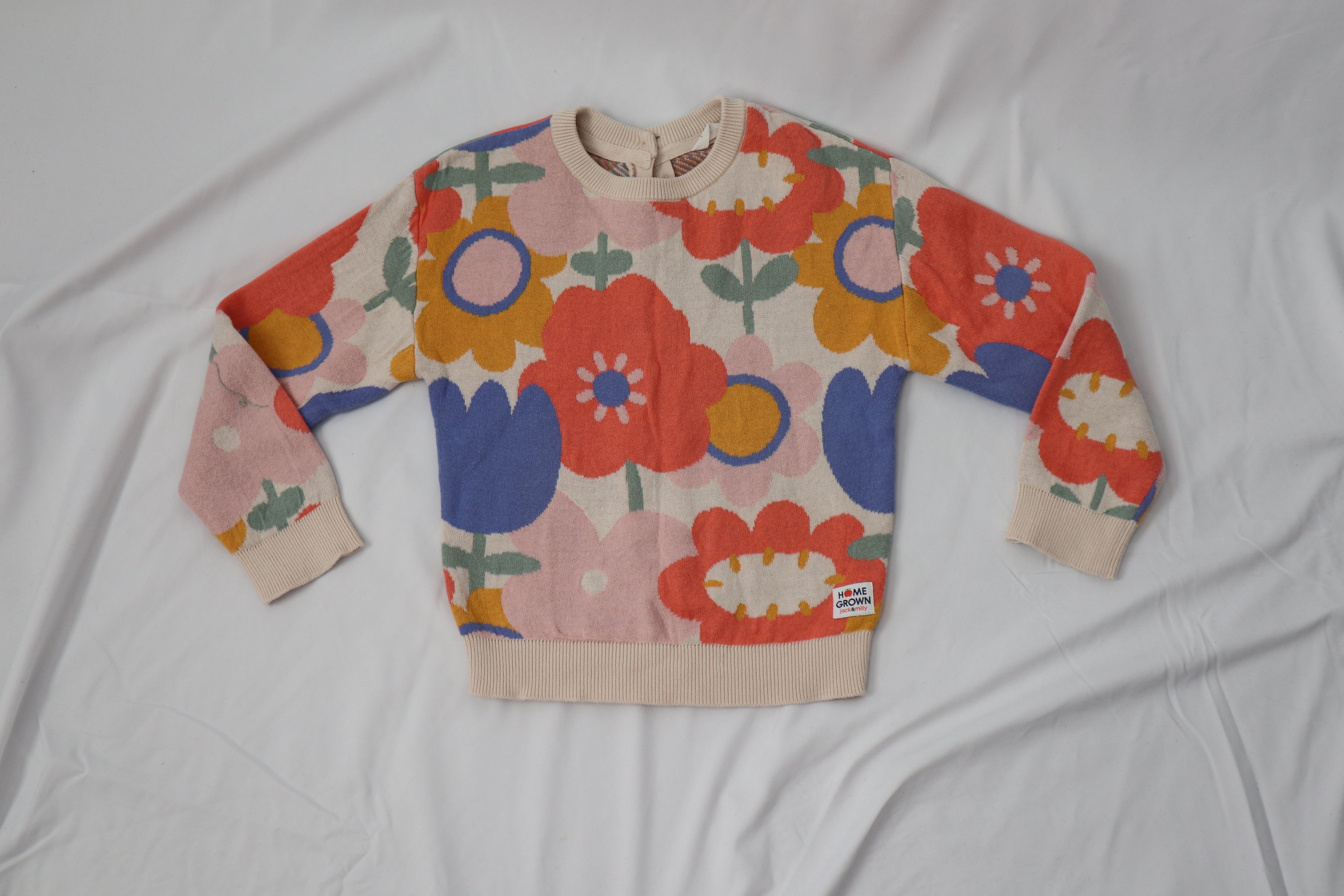 Jack and Milly Flower Sweater