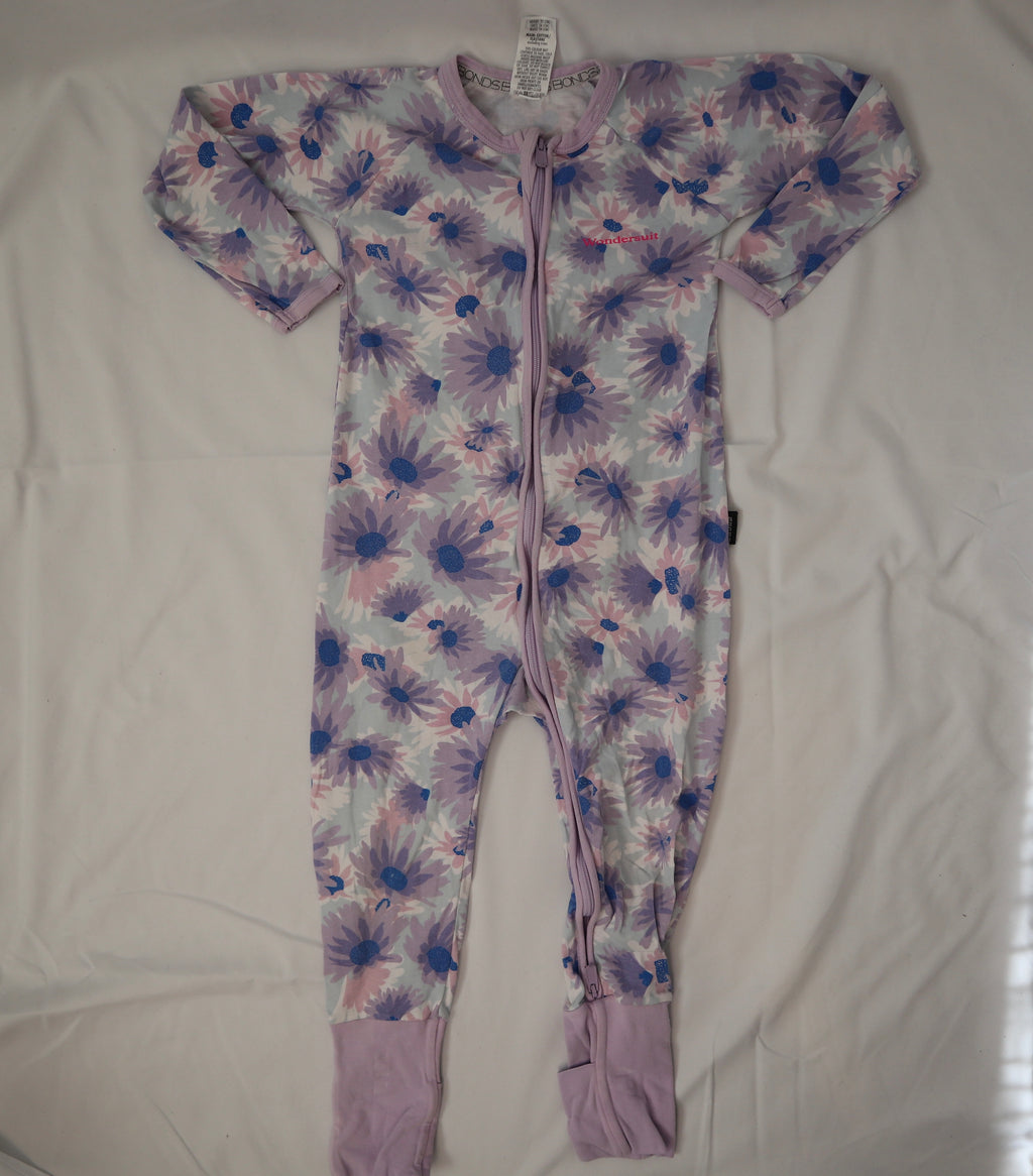 Bonds Lilac Flower Wondersuit