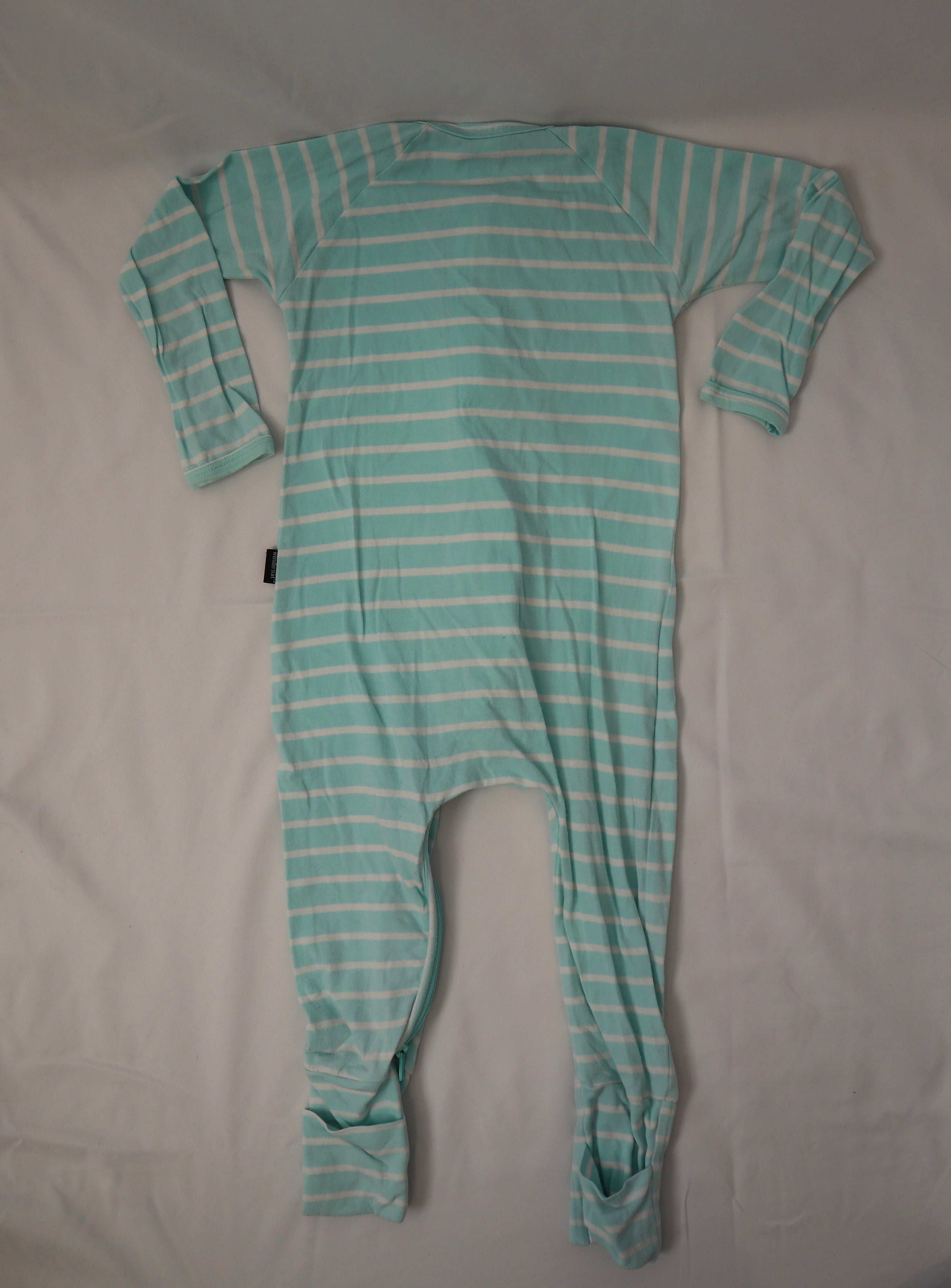 Bonds Green Stripe Wondersuit