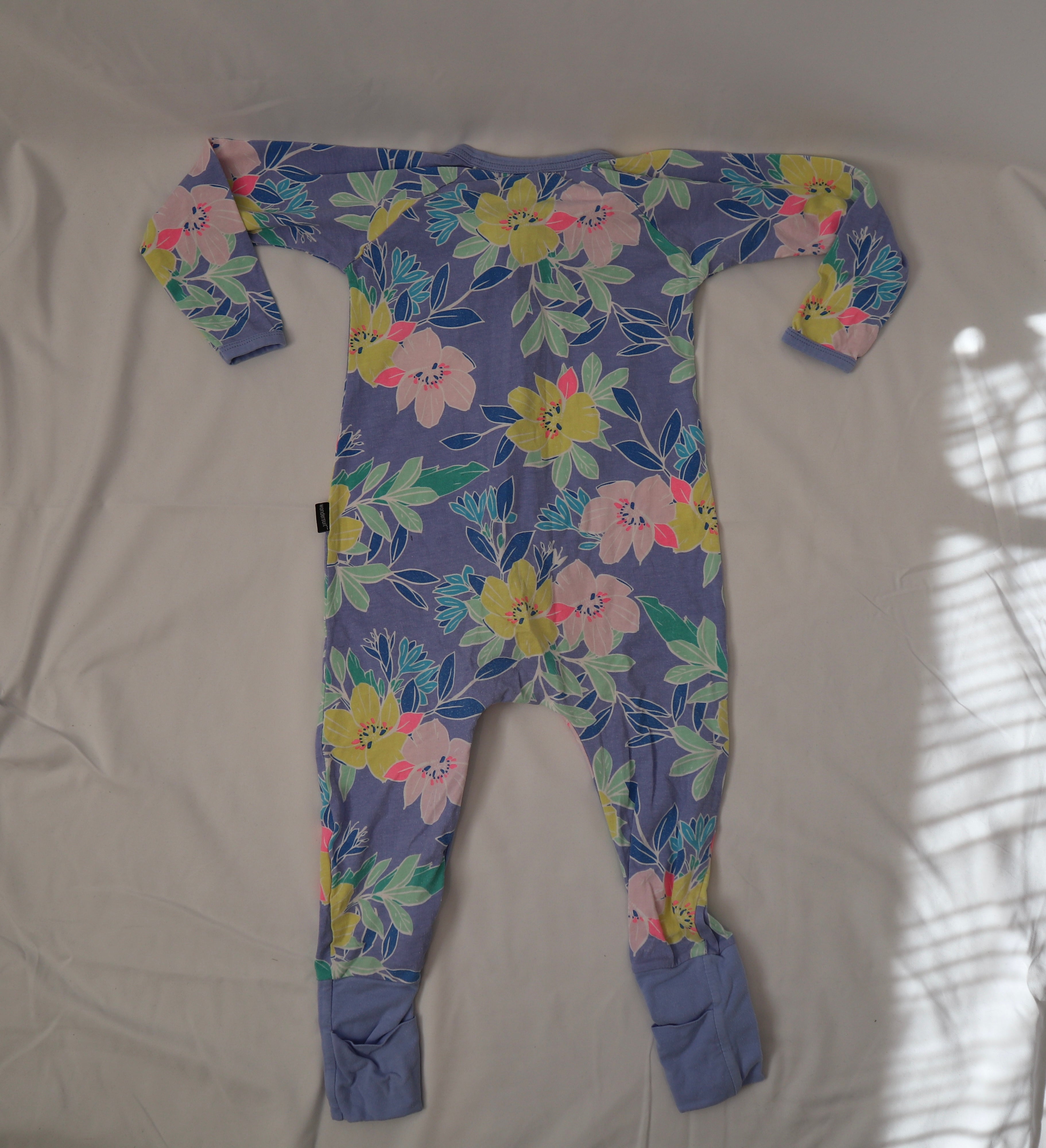 Bonds Blue and Flowers Wondersuit