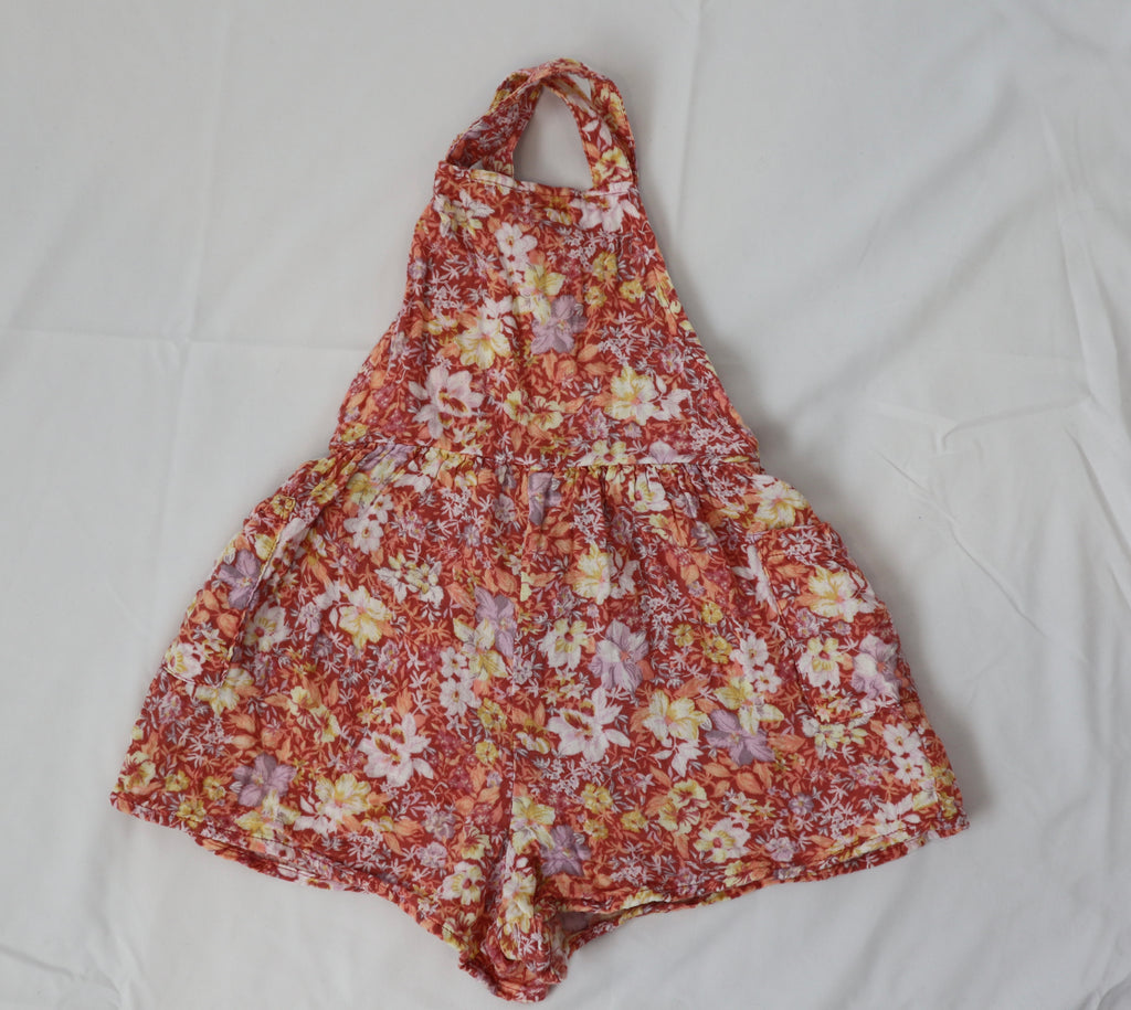 Cotton On Kids Floral Overalls