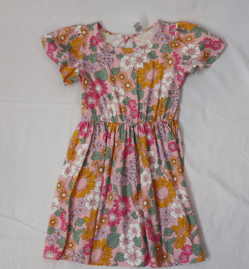 Target Pink and Colourful Flower Dress