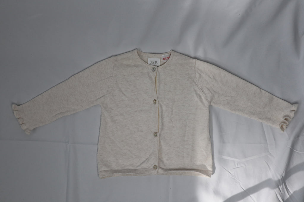 Zara Frill Cuff Cardigan