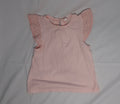 Country Road Pink Frill Short Sleeve Top